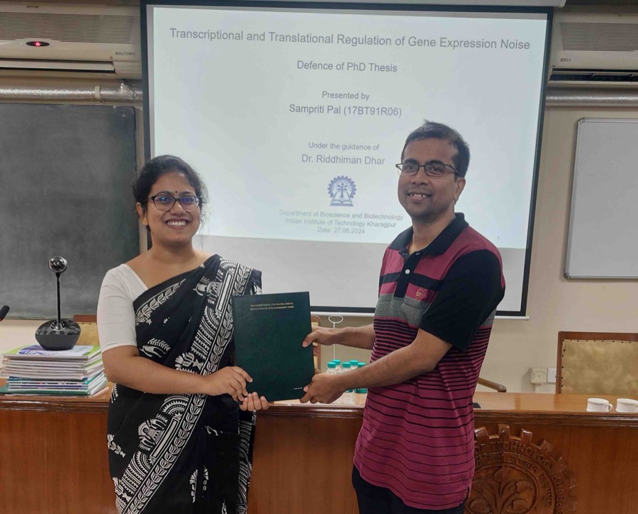 Dr. Sampriti Pal earning her doctorate
